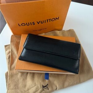 LOUIS VUITTON EPI LONG WALLET AUTHENTIC